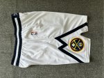 NBA Denver Nuggets shorts blanc